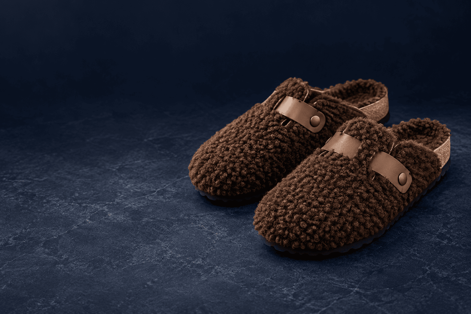 Textured brown sandal footwear collection
